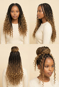 Long curly braiding hair for boho braids and curly crochet, photo 1