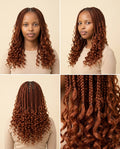 Short curly bulk braiding hair, ginger #350, photo 1