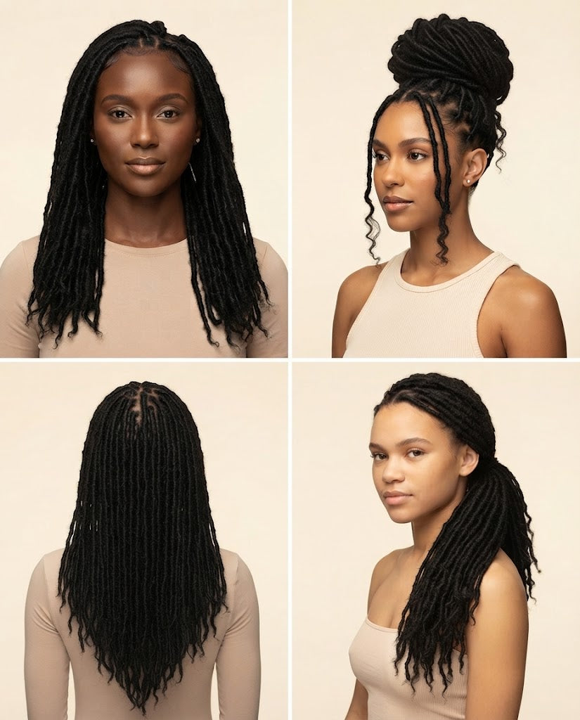 Sasha faux locs crochet hair, 22 inches, photo 3