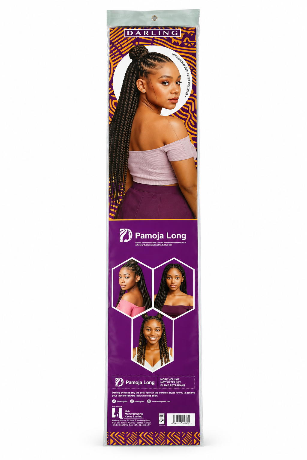 Long synthetic braiding hair for box braids, photo 5