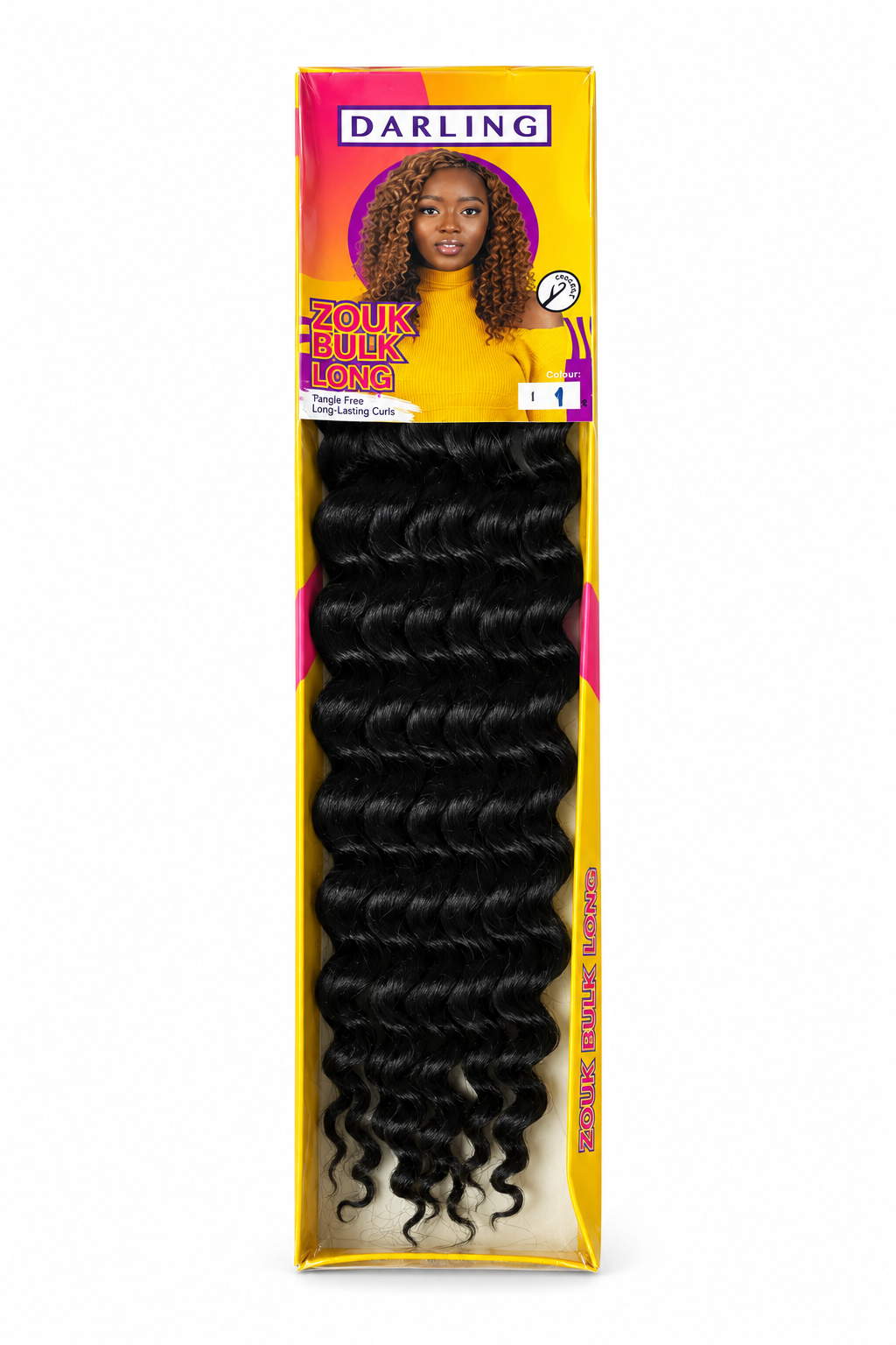 Long curly braiding hair for boho braids and curly crochet, photo 4
